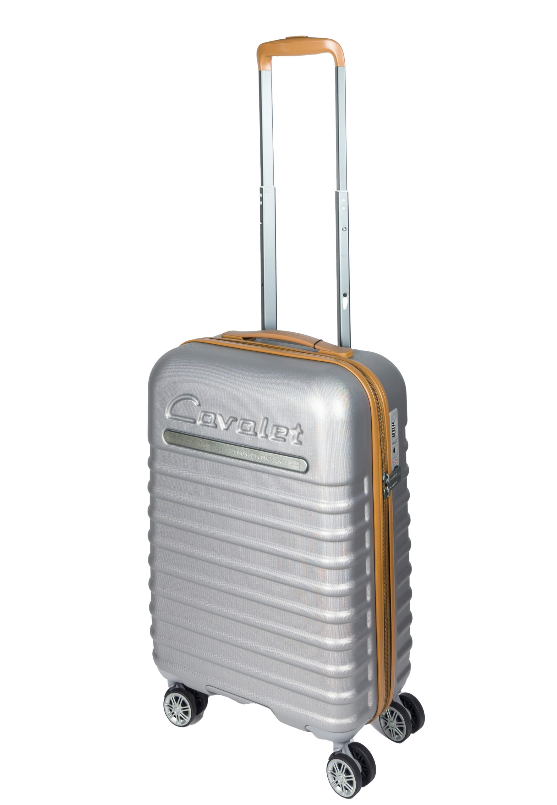 Walizka kabinowa Cavalet Pasadena srebrna - obrazek 6