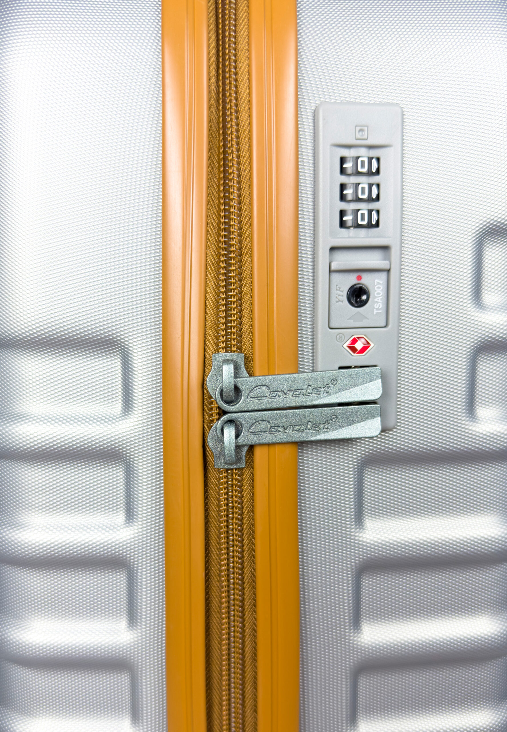 Walizka kabinowa Cavalet Pasadena srebrna - obrazek 8