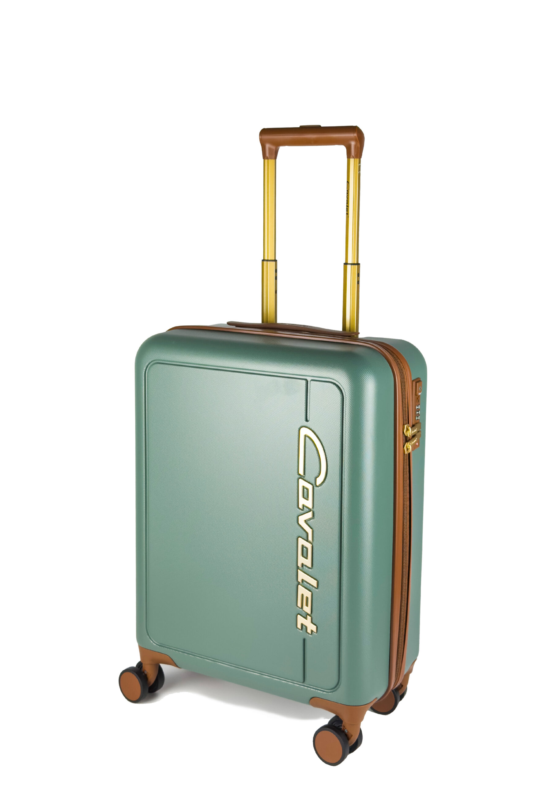 Walizka kabinowa Cavalet Viken zielona - obrazek 5