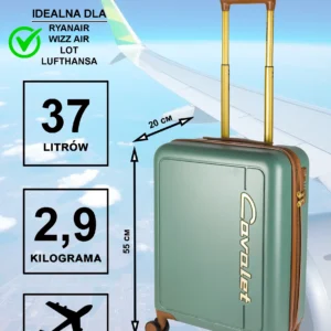 Walizka kabinowa Cavalet Viken zielona