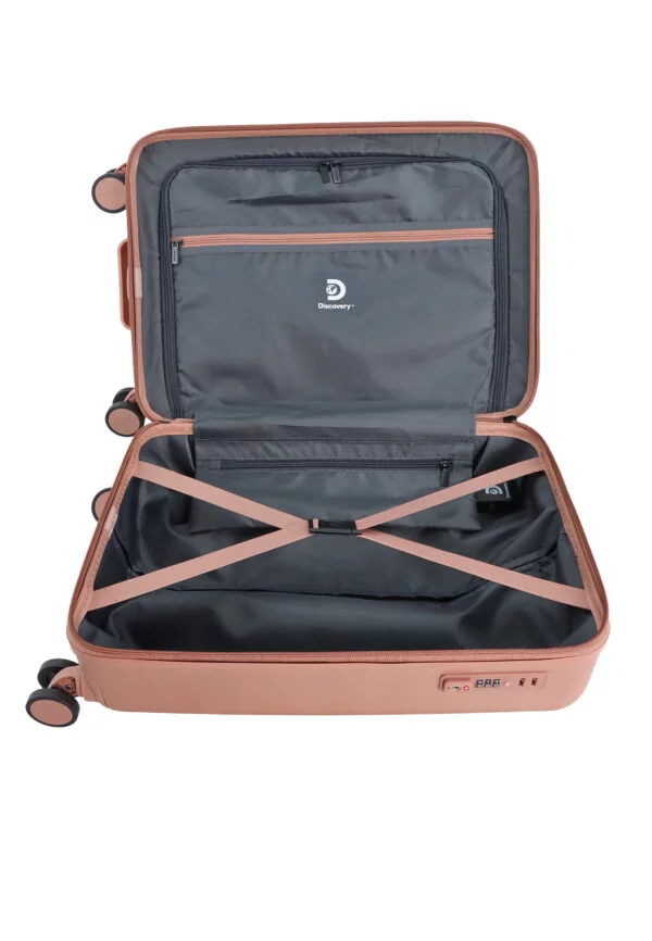 Walizka kabinowa Discovery Focus różowa - obrazek 3