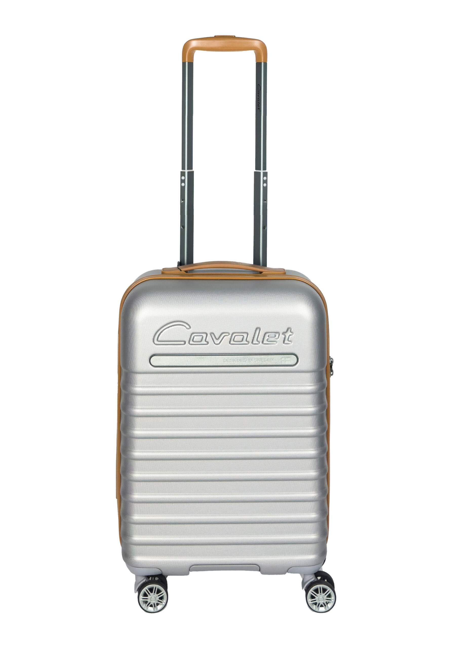Walizka kabinowa Cavalet Pasadena srebrna - obrazek 5